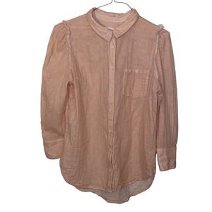 Treasure & Bond Button-Up Gauze Shirt